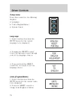 Предварительный просмотр 78 страницы Ford 2006 Freestar Owner'S Manual