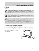 Предварительный просмотр 109 страницы Ford 2006 Freestar Owner'S Manual