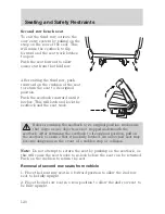 Предварительный просмотр 120 страницы Ford 2006 Freestar Owner'S Manual