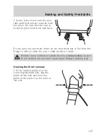 Предварительный просмотр 127 страницы Ford 2006 Freestar Owner'S Manual