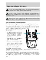 Предварительный просмотр 158 страницы Ford 2006 Freestar Owner'S Manual