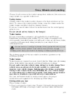 Предварительный просмотр 209 страницы Ford 2006 Freestar Owner'S Manual