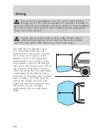 Предварительный просмотр 224 страницы Ford 2006 Freestar Owner'S Manual