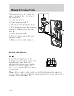 Предварительный просмотр 228 страницы Ford 2006 Freestar Owner'S Manual