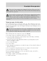 Предварительный просмотр 237 страницы Ford 2006 Freestar Owner'S Manual