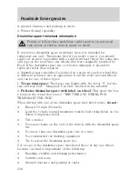 Предварительный просмотр 238 страницы Ford 2006 Freestar Owner'S Manual