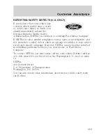 Предварительный просмотр 263 страницы Ford 2006 Freestar Owner'S Manual