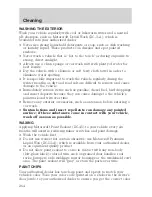 Предварительный просмотр 264 страницы Ford 2006 Freestar Owner'S Manual