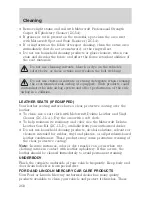 Предварительный просмотр 268 страницы Ford 2006 Freestar Owner'S Manual