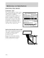 Предварительный просмотр 308 страницы Ford 2006 Freestar Owner'S Manual