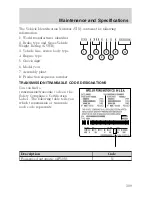 Предварительный просмотр 309 страницы Ford 2006 Freestar Owner'S Manual