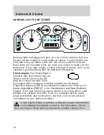 Предварительный просмотр 10 страницы Ford 2006 Freestyle User Manual