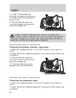 Предварительный просмотр 58 страницы Ford 2006 Freestyle User Manual