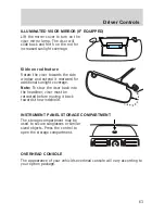 Предварительный просмотр 63 страницы Ford 2006 Freestyle User Manual