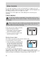 Предварительный просмотр 66 страницы Ford 2006 Freestyle User Manual