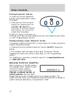 Предварительный просмотр 78 страницы Ford 2006 Freestyle User Manual