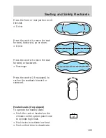 Предварительный просмотр 109 страницы Ford 2006 Freestyle User Manual