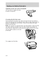 Предварительный просмотр 112 страницы Ford 2006 Freestyle User Manual