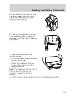 Предварительный просмотр 113 страницы Ford 2006 Freestyle User Manual