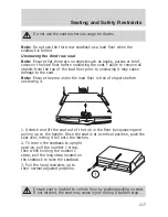 Предварительный просмотр 117 страницы Ford 2006 Freestyle User Manual