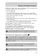 Предварительный просмотр 141 страницы Ford 2006 Freestyle User Manual