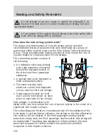 Предварительный просмотр 142 страницы Ford 2006 Freestyle User Manual