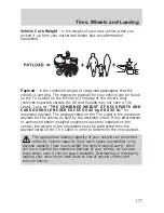 Предварительный просмотр 177 страницы Ford 2006 Freestyle User Manual