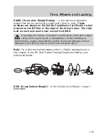 Предварительный просмотр 179 страницы Ford 2006 Freestyle User Manual