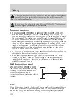 Предварительный просмотр 200 страницы Ford 2006 Freestyle User Manual