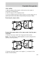 Предварительный просмотр 225 страницы Ford 2006 Freestyle User Manual