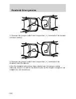 Предварительный просмотр 226 страницы Ford 2006 Freestyle User Manual