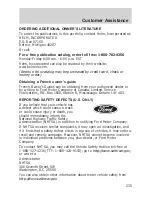 Предварительный просмотр 235 страницы Ford 2006 Freestyle User Manual