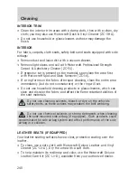 Предварительный просмотр 240 страницы Ford 2006 Freestyle User Manual