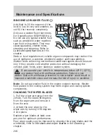 Предварительный просмотр 246 страницы Ford 2006 Freestyle User Manual