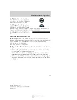 Предварительный просмотр 25 страницы Ford 2006 Fusion Owner'S Manual