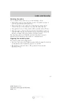 Предварительный просмотр 87 страницы Ford 2006 Fusion Owner'S Manual