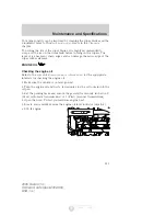 Предварительный просмотр 211 страницы Ford 2006 Fusion Owner'S Manual