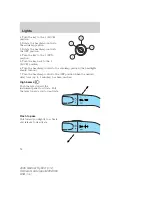 Предварительный просмотр 76 страницы Ford 2006 Mariner Hybrid Owner'S Manual