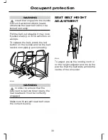 Предварительный просмотр 32 страницы Ford 2006 Mondeo Owner'S Handbook Manual