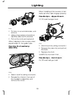 Предварительный просмотр 61 страницы Ford 2006 Mondeo Owner'S Handbook Manual