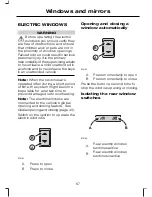 Предварительный просмотр 69 страницы Ford 2006 Mondeo Owner'S Handbook Manual