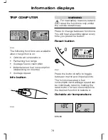 Предварительный просмотр 80 страницы Ford 2006 Mondeo Owner'S Handbook Manual