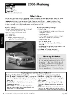 Предварительный просмотр 2 страницы Ford 2006 Mustang Owner'S Manual