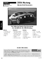 Предварительный просмотр 30 страницы Ford 2006 Mustang Owner'S Manual