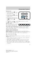 Предварительный просмотр 31 страницы Ford 2006 Navigator Owner'S Manual