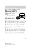 Предварительный просмотр 167 страницы Ford 2006 Navigator Owner'S Manual