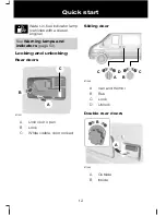 Предварительный просмотр 14 страницы Ford 2006 Transit Owner'S Handbook Manual