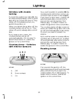 Предварительный просмотр 37 страницы Ford 2006 Transit Owner'S Handbook Manual