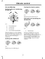 Предварительный просмотр 69 страницы Ford 2006 Transit Owner'S Handbook Manual