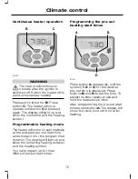 Предварительный просмотр 74 страницы Ford 2006 Transit Owner'S Handbook Manual